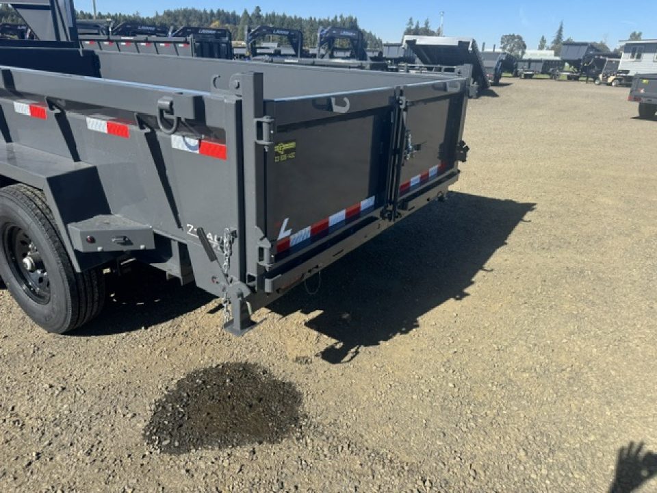 New 2027 LAMAR TRAILERS 83x14 14K DL27 Dump Trailer GOOSENECK 24" SIDES