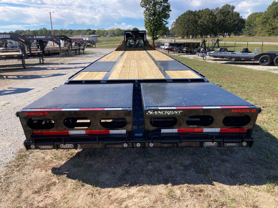 New 2027 MAXX-D 102x36 TANDEM 25.9K GN W/ MAX RAMPS, HYDROJACKS & DISC BRAKES Flatbed Trailer