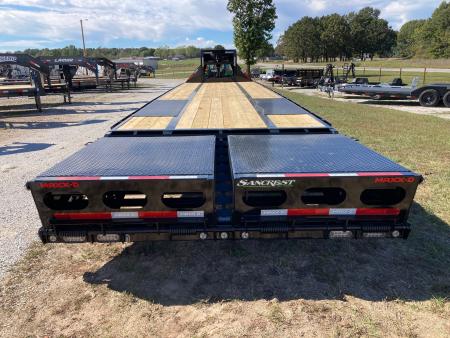 New 2027 MAXX-D 102x36 TANDEM 25.9K GN W/ MAX RAMPS, HYDROJACKS & DISC BRAKES Flatbed Trailer