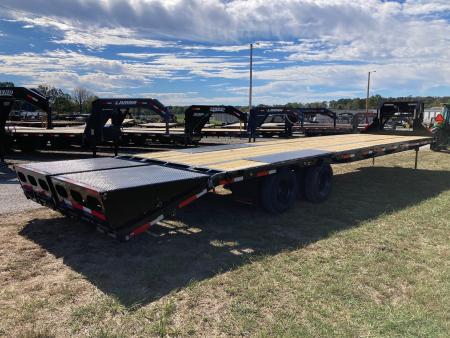 New 2027 MAXX-D 102x36 TANDEM 25.9K GN W/ MAX RAMPS, HYDROJACKS & DISC BRAKES Flatbed Trailer
