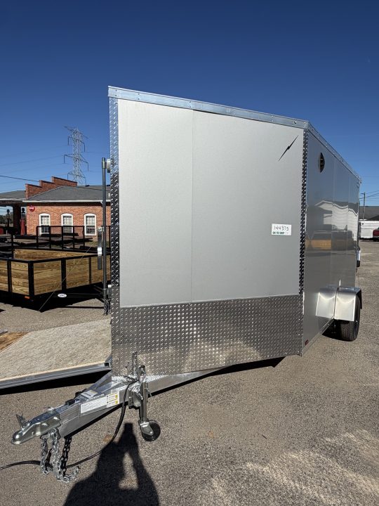 New 2027 Lightning 7 X 17 Lightning 2 Place Enclosed Snowmobile Trailer with 7ft Interior