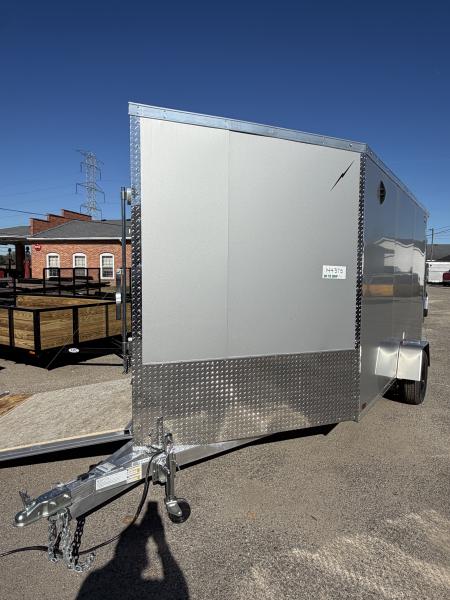 New 2027 Lightning 7 X 17 Lightning 2 Place Enclosed Snowmobile Trailer with 7ft Interior