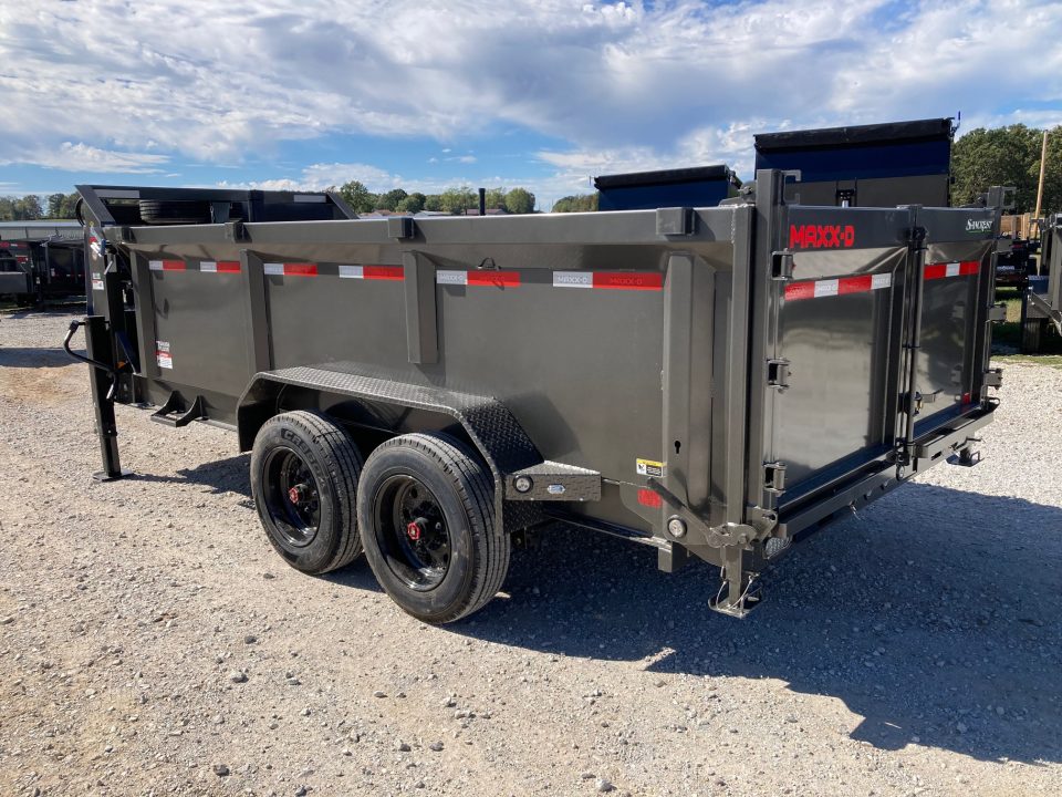 New 2027 MAXX-D 83X14 TANDEM 18K GN TELESCOPIC DUMP W/ 3' SIDES, 7 GA FLOOR, SLIDE IN RAMPS & WIRELESS REMOTE Dump Trailer