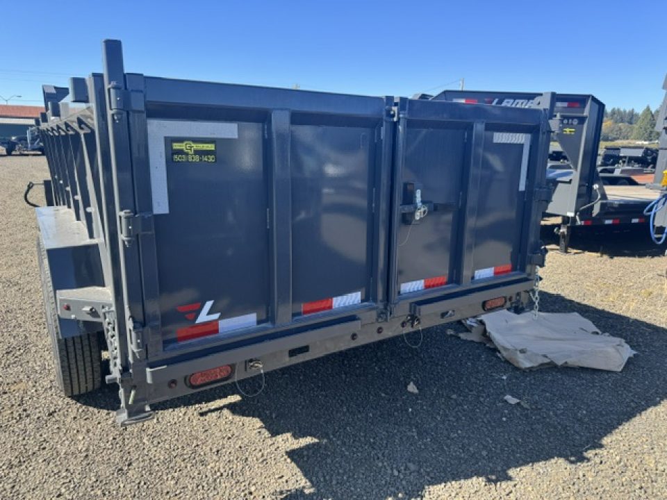 New 2027 LAMAR TRAILERS 83x14 14K DL27 Dump Trailer 36" SIDES GOOSENECK