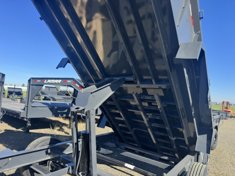 New 2027 LAMAR TRAILERS 83x14 14K DL27 Dump Trailer 36" SIDES GOOSENECK