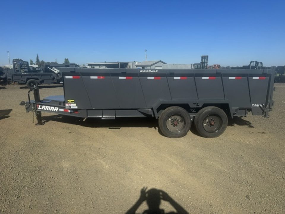 New 2027 LAMAR TRAILERS 83x16 16K DL28 Dump Trailer 36" SIDES