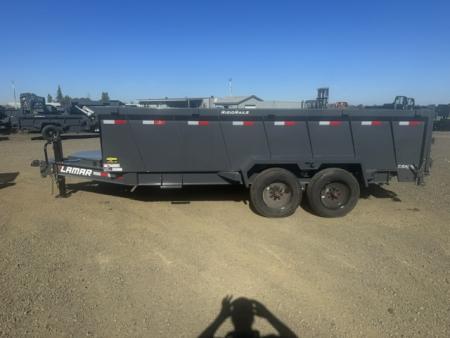 New 2027 LAMAR TRAILERS 83x16 16K DL28 Dump Trailer 36  SIDES
