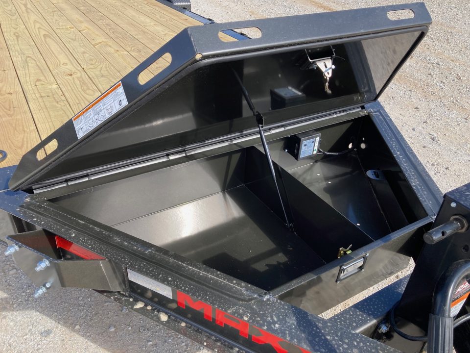 New 2027 MAXX-D 83X22 TANDEM 17.5K EQUIPMENT W/ 2' DOVE & STAND UP RAMPS Equipment Trailer