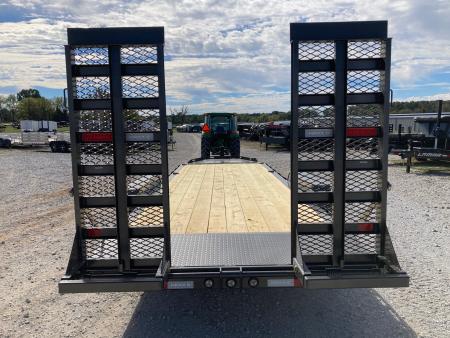 New 2027 MAXX-D 83X22 TANDEM 17.5K EQUIPMENT W/ 2' DOVE & STAND UP RAMPS Equipment Trailer