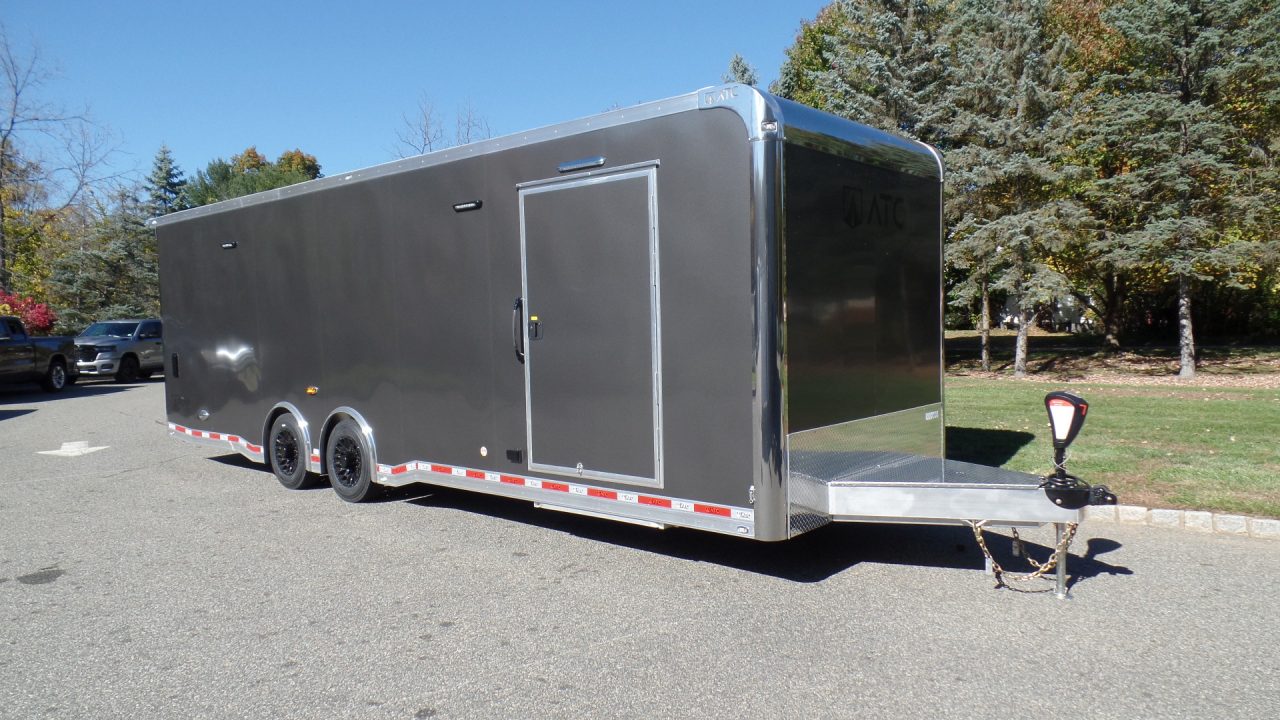 New 2027 ATC EXAMPLE / CUSTOM BUILT 100 OPTIONS! RM550-8.5X28-12K-Loaded Car / Racing Trailer