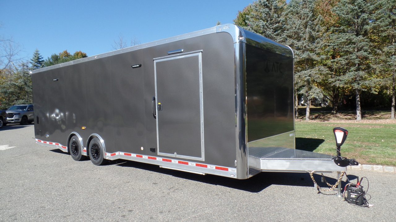 New 2027 ATC EXAMPLE / CUSTOM BUILT 100 OPTIONS! RM550-8.5X28-12K-Loaded Car / Racing Trailer