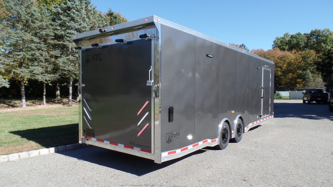 New 2027 ATC EXAMPLE / CUSTOM BUILT 100 OPTIONS! RM550-8.5X28-12K-Loaded Car / Racing Trailer