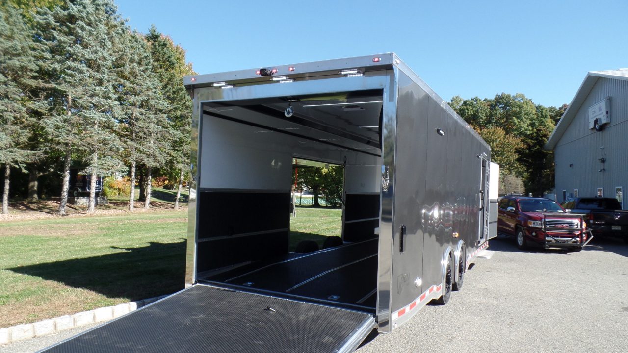 New 2027 ATC EXAMPLE / CUSTOM BUILT 100 OPTIONS! RM550-8.5X28-12K-Loaded Car / Racing Trailer