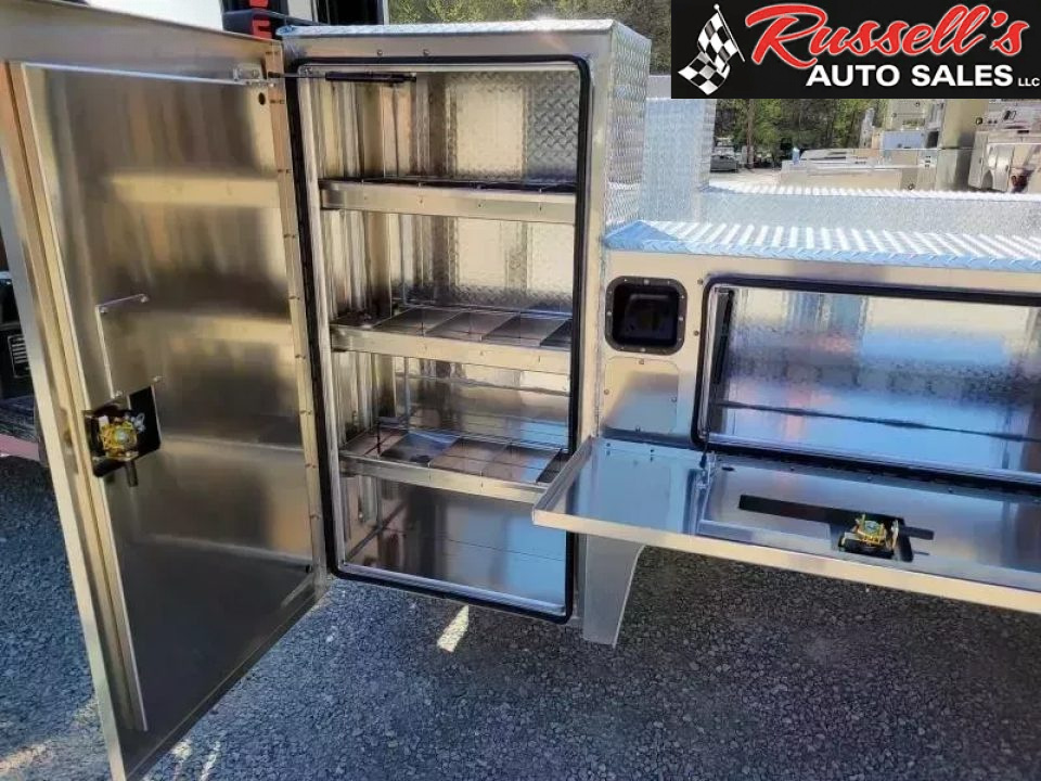 New Martin Truck Bodies Aluminum HFSB Service Body 8' SRW Tall Front Compartment Service Bodies