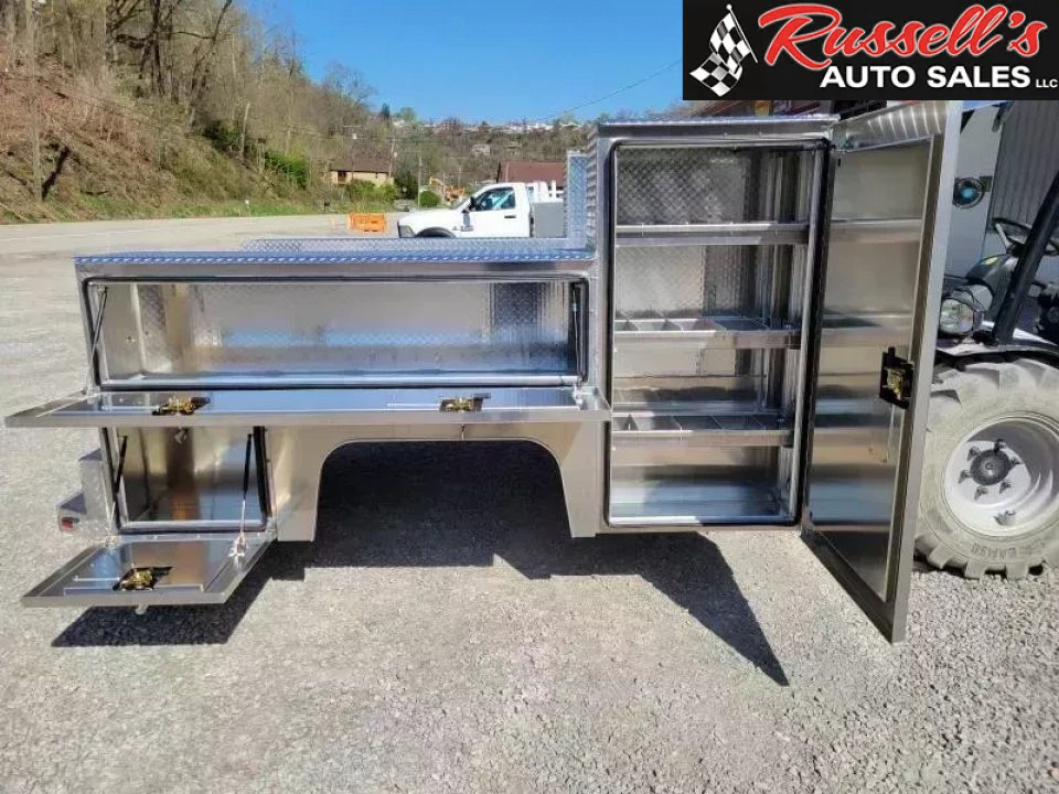 New Martin Truck Bodies Aluminum HFSB Service Body 8' SRW Tall Front Compartment Service Bodies