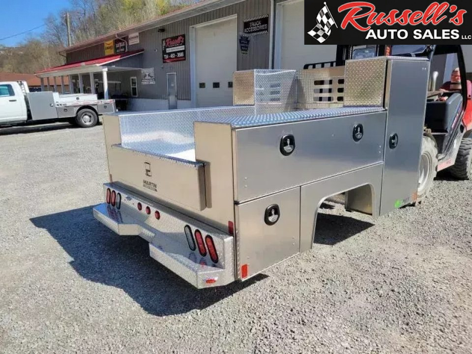 New Martin Truck Bodies Aluminum HFSB Service Body 8' SRW Tall Front Compartment Service Bodies