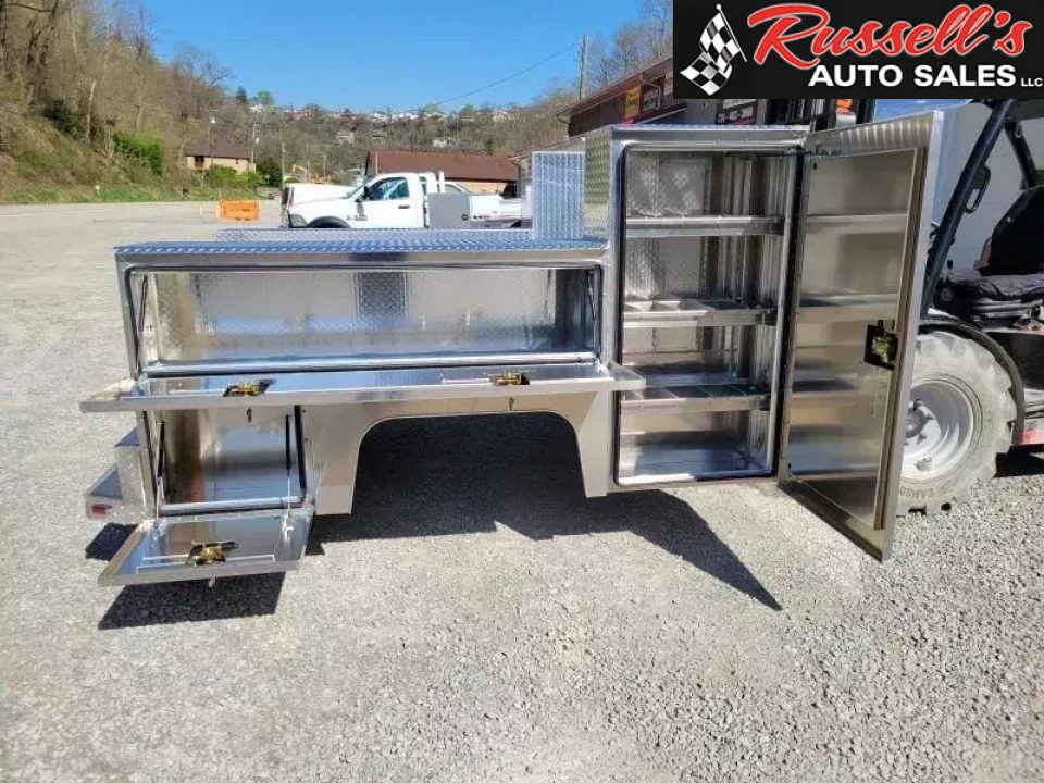 New Martin Truck Bodies Aluminum HFSB Service Body 8' SRW Tall Front Compartment Service Bodies