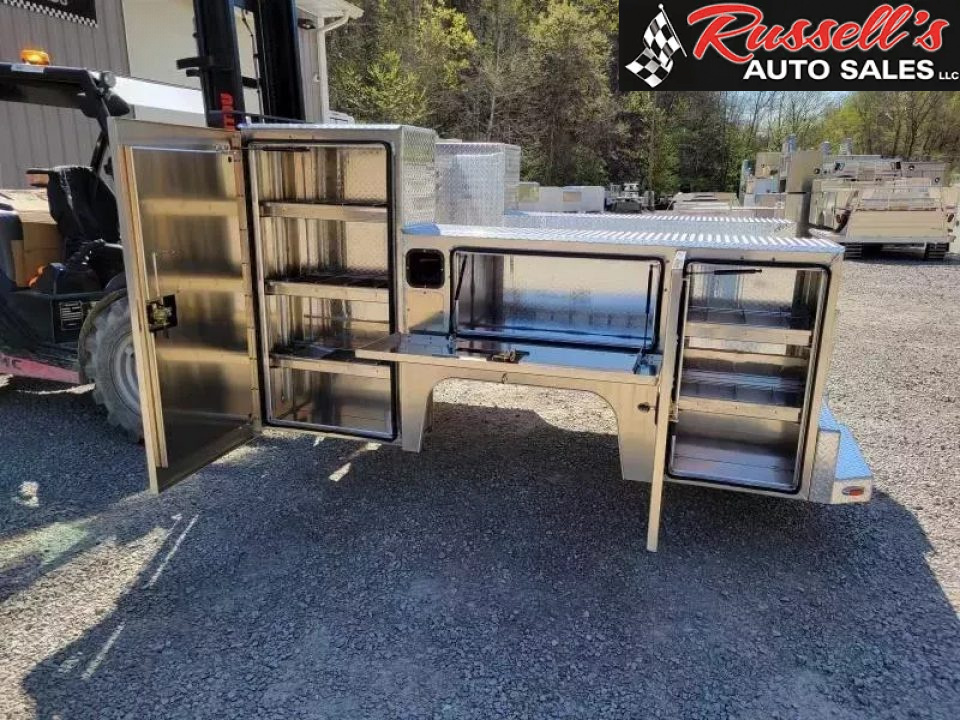 New Martin Truck Bodies Aluminum HFSB Service Body 8' SRW Tall Front Compartment Service Bodies