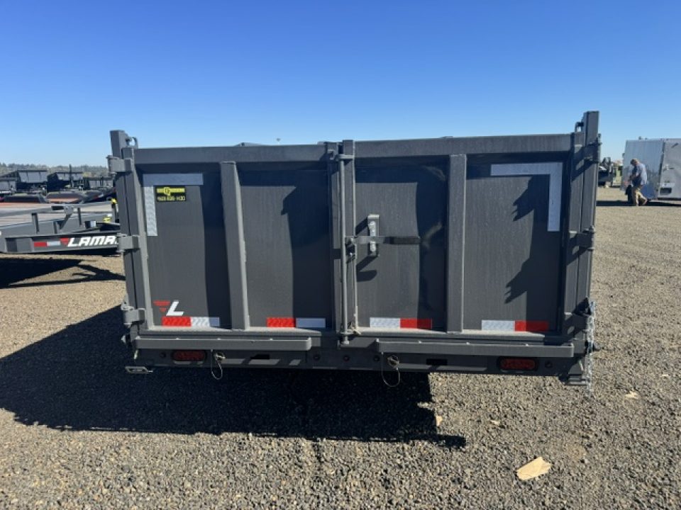 New 2027 LAMAR TRAILERS 83x16 16K DL28 Dump Trailer GOOSENECK 36" SIDES