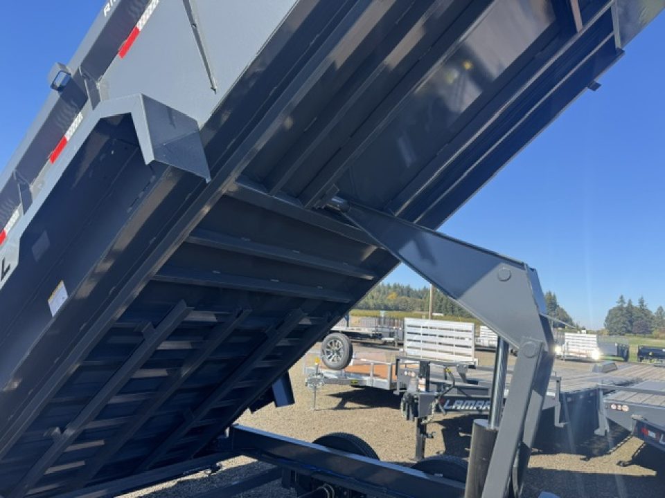 New 2027 LAMAR TRAILERS 83x16 16K DL28 Dump Trailer GOOSENECK 36" SIDES