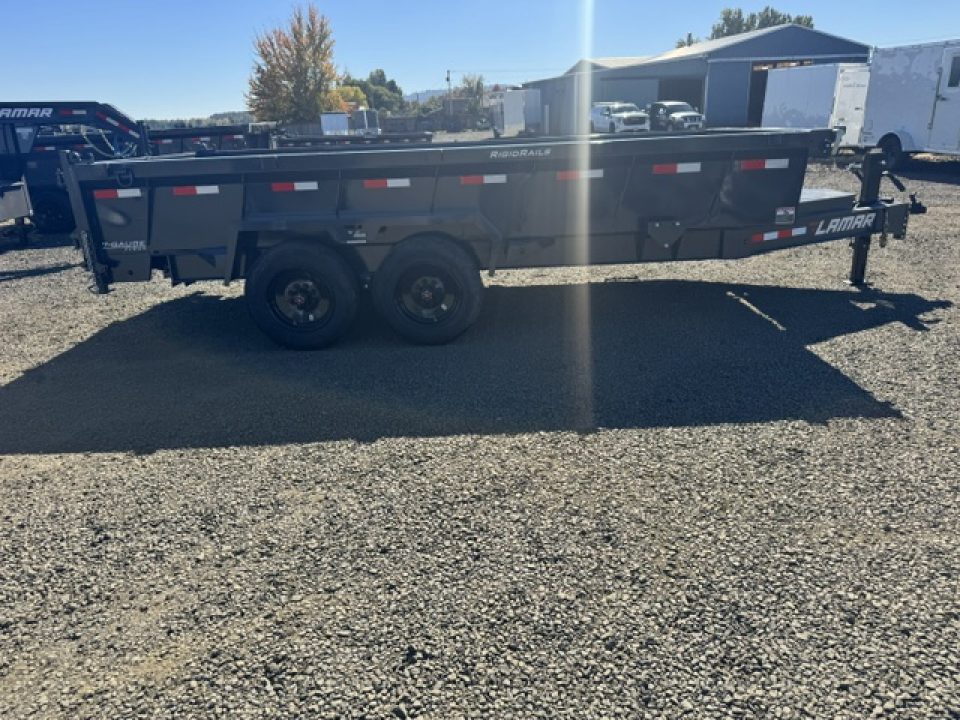 New 2027 LAMAR TRAILERS 83x16 16K DL28 Dump Trailer 24" SIDES