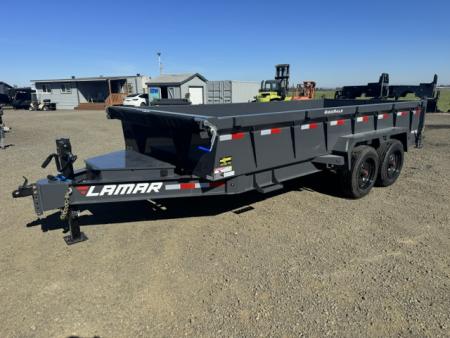 New 2027 LAMAR TRAILERS 83x16 16K DL28 Dump Trailer 24  SIDES