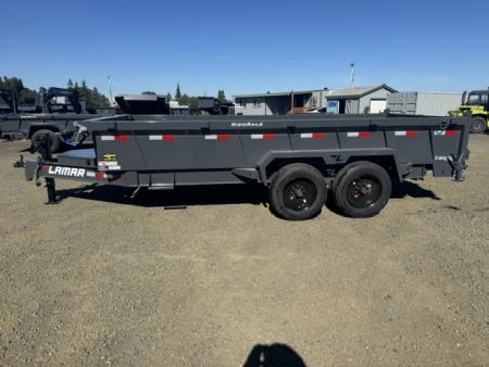 New 2027 LAMAR TRAILERS 83x16 16K DL28 Dump Trailer 24" SIDES