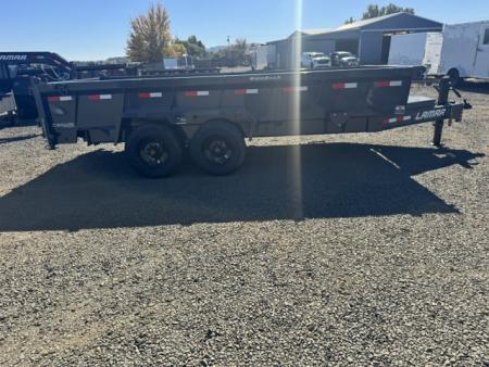 New 2027 LAMAR TRAILERS 83x16 16K DL28 Dump Trailer 24" SIDES