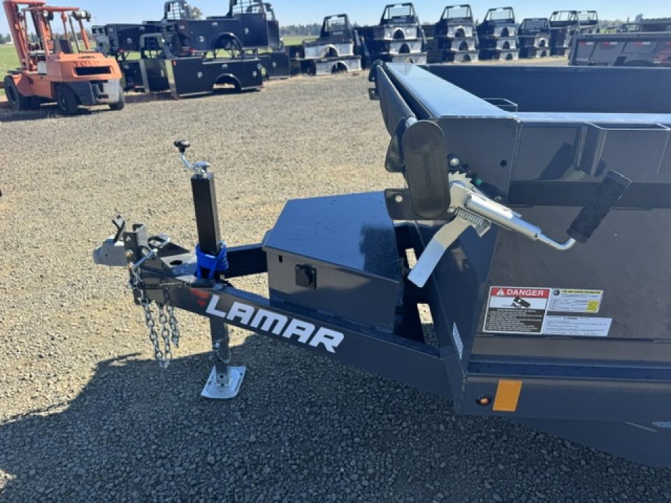 New 2027 LAMAR TRAILERS 60" x 10' DS17 Single Axle 7K Dump Trailer 18" SIDES