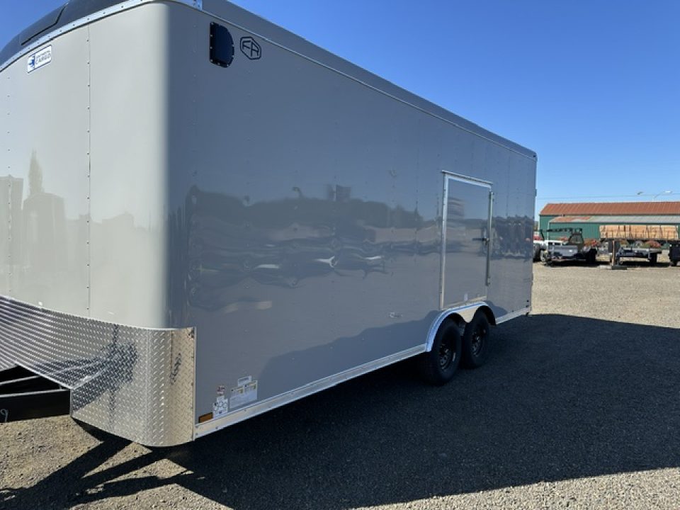 New 2027 CONTINENTAL CARGO TW8X20/10K TA3 Cargo / Enclosed Trailer 12" EXTRA SIDES