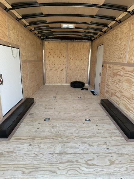 New 2027 CONTINENTAL CARGO TW8X20/10K TA3 Cargo / Enclosed Trailer 12" EXTRA SIDES
