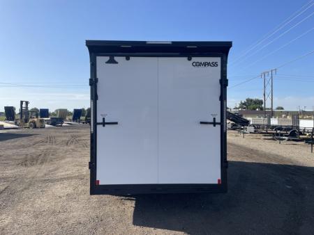 New 2027 Compass 7x16 V-Nose Cargo Trailer