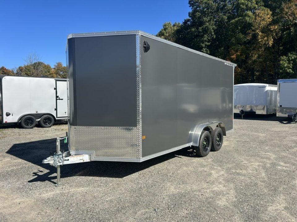 New 2027 ALCOM 7.5X16 Aluminum Frame Cargo / Enclosed Trailer