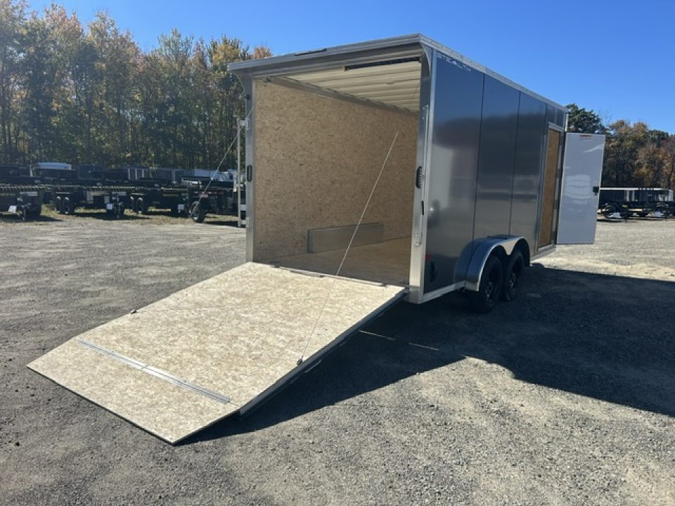 New 2027 ALCOM 7.5X16 Aluminum Frame Cargo / Enclosed Trailer