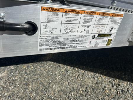 New 2027 ALCOM 7.5X16 Aluminum Frame Cargo / Enclosed Trailer