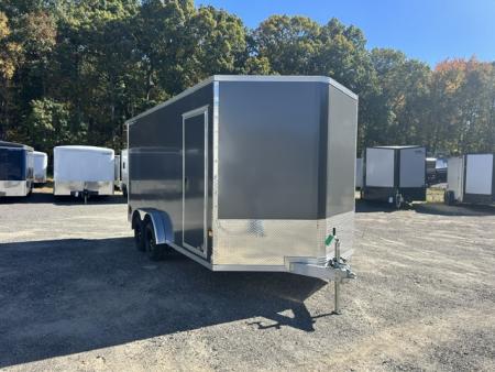 New 2027 ALCOM 7.5X16 Aluminum Frame Cargo / Enclosed Trailer
