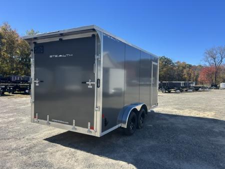 New 2027 ALCOM 7.5X16 Aluminum Frame Cargo / Enclosed Trailer