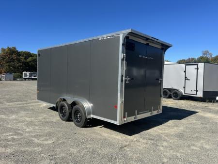 New 2027 ALCOM 7.5X16 Aluminum Frame Cargo / Enclosed Trailer
