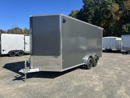 New 2027 ALCOM 7.5X16 Aluminum Frame Cargo / Enclosed Trailer