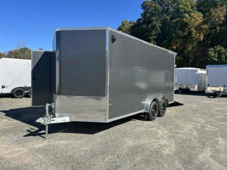 New 2027 ALCOM 7.5X16 Aluminum Frame Cargo / Enclosed Trailer
