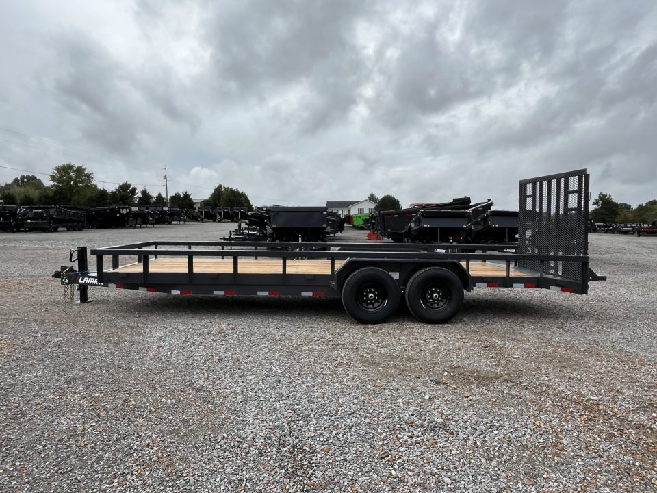 New 2027 Lamar 83" x 22' 14K GVWR Utility Trailer