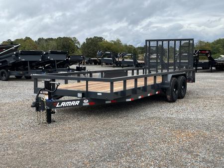New 2027 Lamar 83" x 22' 14K GVWR Utility Trailer