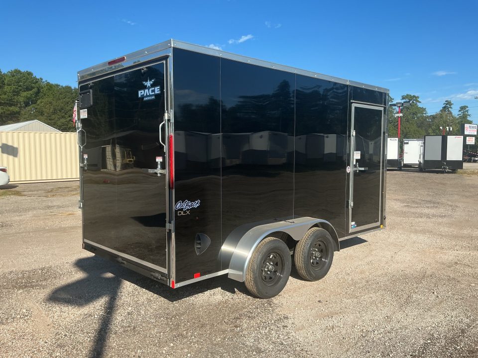 New 7 x 14 Outback DLX Flat Top V-Nose 7K STANDARD INTERIOR HEIGHT IS 7'0"