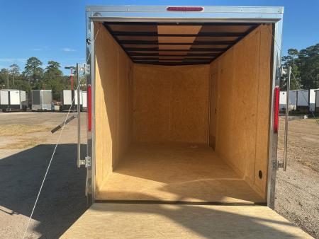 New 7 x 14 Outback DLX Flat Top V-Nose 7K STANDARD INTERIOR HEIGHT IS 7'0"