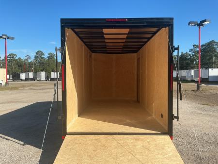 New 7 x 16 Outback DLX Flat TOP V-Nose 7K STANDARD INTERIOR HEIGHT IS 7'0"