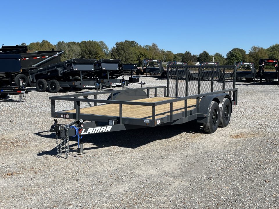 New 2027 Lamar Utility Trailer | 83" x 16' | 7K GVWR