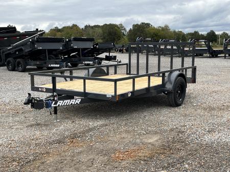 New 2027 Lamar 83"X12' 3K Utility Trailer