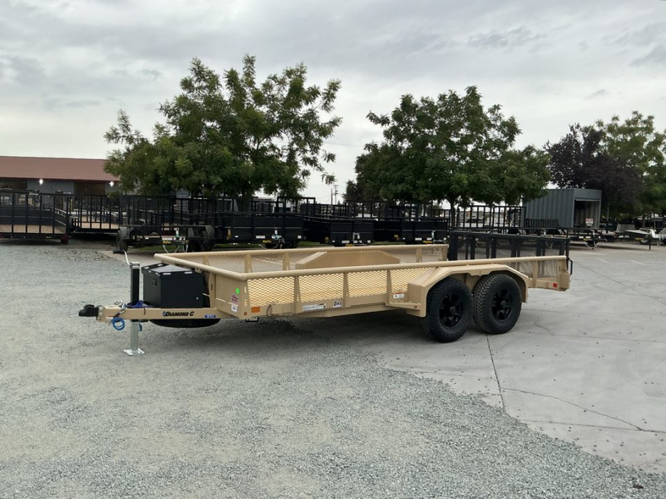 New 2027 Diamond C Trailers GTU235L16X83V 7FT X 16FT 7K GVW Utility Trailer