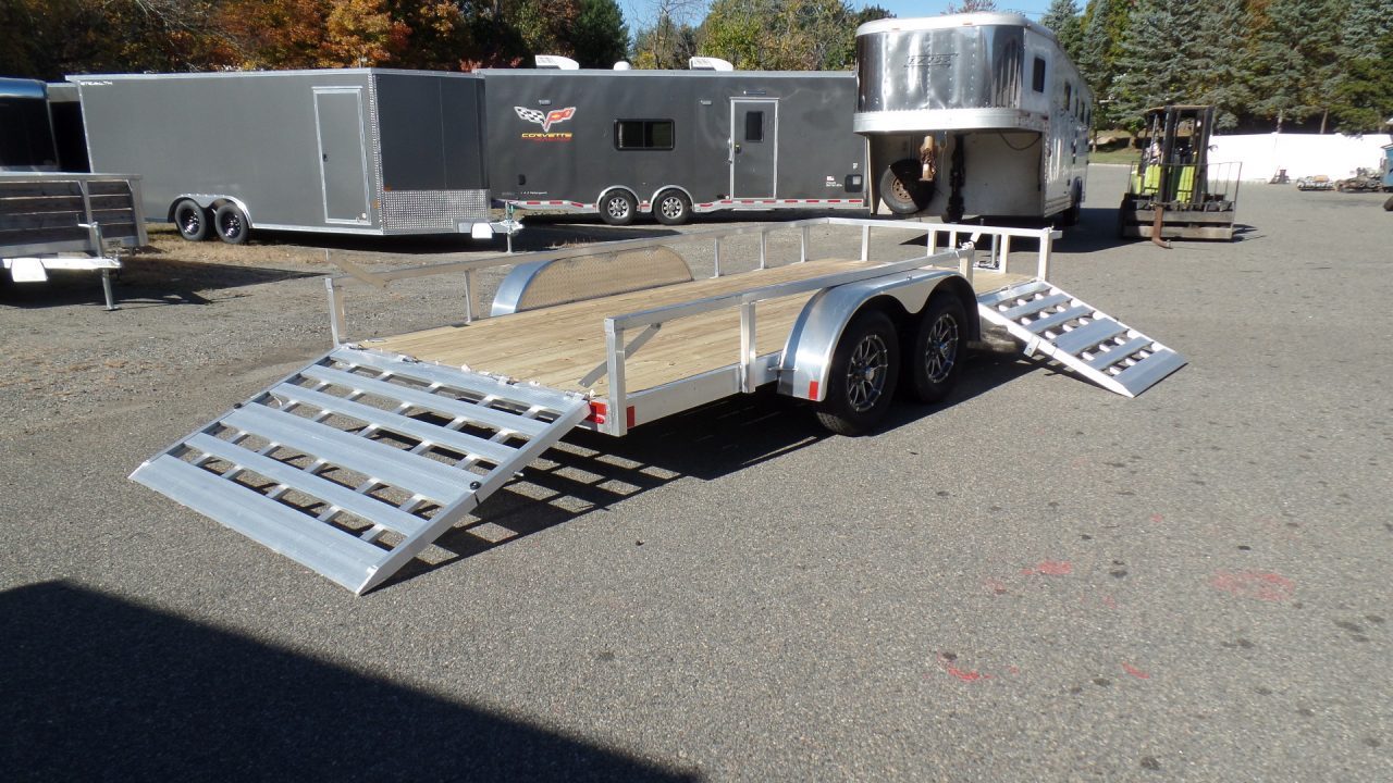 New 2027 ALCOM 80" WIDE BY 16 FT. LONG Multi use ATV Trailer