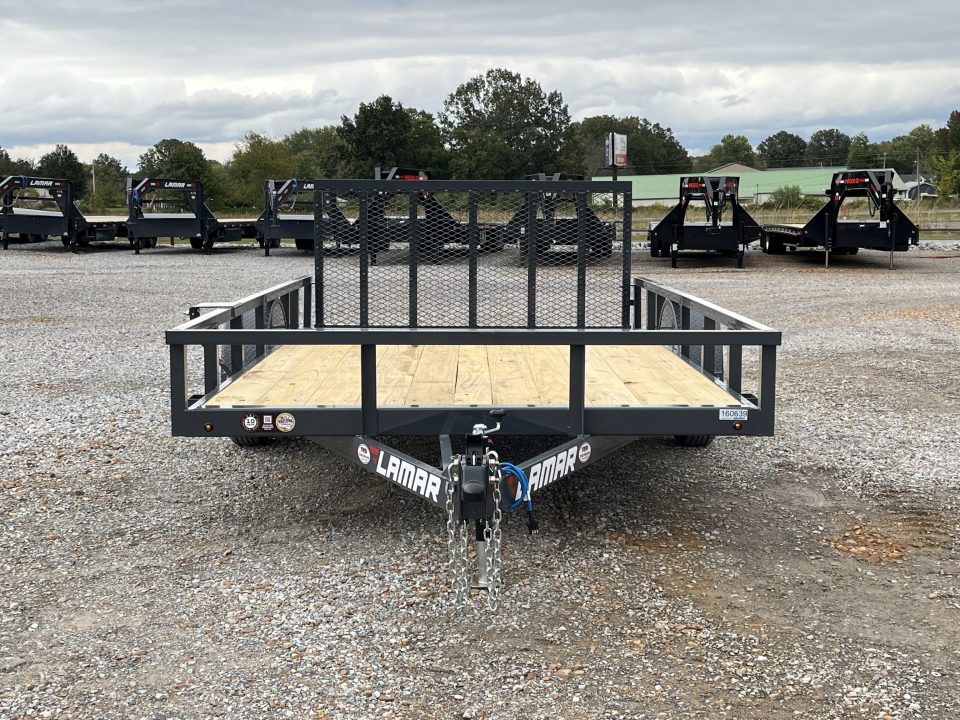 New 2027 Lamar 83"X12' 3K Utility Trailer